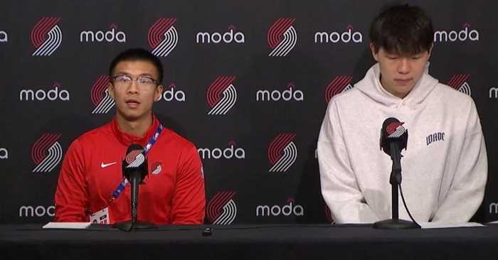 杨瀚森目前英语如何？混音主帅：对半开 夏联时95%都靠克里斯翻译